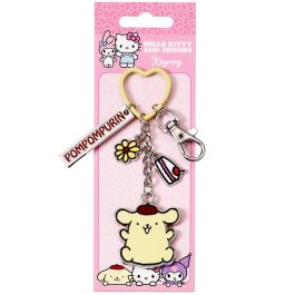 THE CARAT SHOP Llavero Pompompurin Hello Kitty con Clip y Anilla de Corazón de Aleación de Zinc Precio: 12.50000059. SKU: B1C9YTRRWF