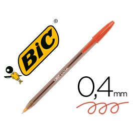 Bic Bolígrafo Cristal Original Tinta Roja Unidad Punta 1 mm Trazo 0.4 mm Precio: 0.49999983. SKU: BIX8373619
