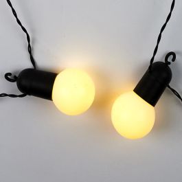 Home Deco Factory Guirnalda Exterior 10 Led 2,70m ABS/Plástico