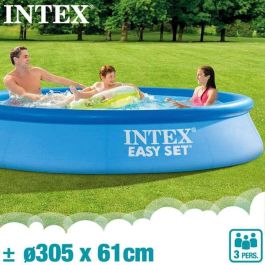 Intex Piscina Hinchable Redonda Easy Set con Depuradora Filtro 3077 Litros 305x61 cm