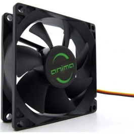 ANIMA AF8 Ventilador 8cm 1800RPM Negro