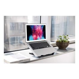 MANHATTAN Soporte para portátil ajustable 10"-15.6" Negro Acero