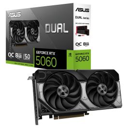 ASUS GeForce RTX 5060 DUAL OC 8GB GDDR7 Tarjeta Gráfica