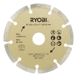 Ryobi Amoladora Angular 800W 125 mm, Protección de Reinicio, Incluye Bolsa de Transporte y Disco de Diamante