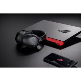 Asus ROG Strix Go BT Auriculares Gaming con Cancelación Ruido Activa ANC, Bluetooth, Virtual 7.1, Micro AI, aptX Adaptive, Negro