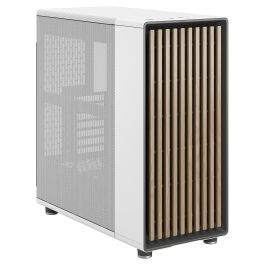 Fractal Design North Midi Tower Chalk White Window Mesh - Caja PC ATX, micro ATX, Mini-ITX con filtro anti-polvo