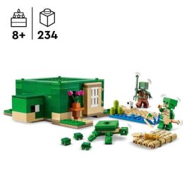 LEGO 21254 Minecraft La Casa-Tortuga de la Playa: Set de Construcción con 3 Personajes, Tortugas y Accesorios, +8 años LEGO 21254 Minecraft La Casa-Tortuga de la Playa: Set de Construcción con 3 Personajes, Tortugas y Accesorios, +8 años