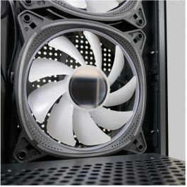 LC-Power LC-715B-ON Midi Tower PC Negra ATX/micro ATX/Mini-ITX con Ventana Lateral de Vidrio Templado y RGB para Juego