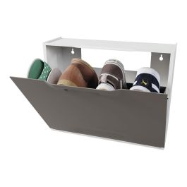 Art Plast Zapatero apilable de polipropileno marrón 51 x 17,3 x 40,1 cm