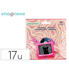 Imaginovo Pegatinas Retro Diseños Surtidos PVC 145x140 mm para Ordenador, Cuadernos, Móvil y más Precio: 1.49999949. SKU: B1962E5WTR