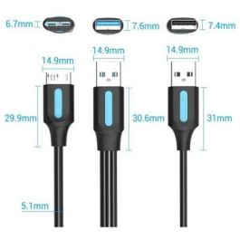Cable USB-C Vention CQPBF 1 m