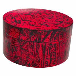 Caja Decorativa Alexandra House Living Negro Rojo Cerámica Madera MDF 25 x 13 x 25 cm Precio: 32.58999964. SKU: B12NWRWJ7M