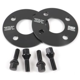 Omp Speed OMPS08360501 Juego de Separadores de Rueda 5mm 4x98 CB 58.1 OD 139 M12x1.25 Cónico Aluminio Forjado Negro (Set 2) Omp Speed OMPS08360501 Juego de Separadores de Rueda 5mm 4x98 CB 58.1 OD 139 M12x1.25 Cónico Aluminio Forjado Negro (Set 2)