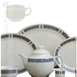 STEELITE Taza Consomé Marina Azul 28cl - Taza Apilable de Vajilla (Set de 6) Precio: 11.49999972. SKU: B18GFYBF7N