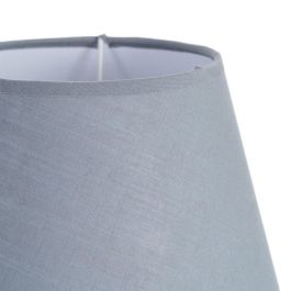 Lámpara Mesa Azul Cerámica-Tejido 22 X 22 X 30 cm