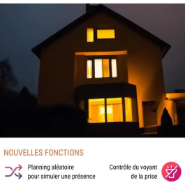 Konyks Priska FR Dual Pack Enchufes con Conexión Wi-Fi + BT, 16 A, Con Medidor de Consumo