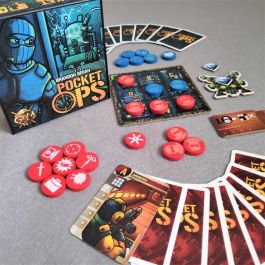 GDM Juego de Mesa Pocket Ops - Evolución del 3 en Raya, 2 Jugadores, 10 Minutos, Edad 6+