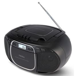 Medion MED4061275196481 Radio CD Portátil FM, 2x2.2W RMS, Color Negro