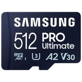 Tarjeta de Memoria Samsung Pro Ultimate 512GB microSD XC con Adaptador/ Clase 10/ 200MBs Precio: 66.59000018. SKU: B1HFKEWDE3