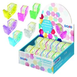 Dohe Expositor 50987 con 12 Dispensadores de Cinta Adhesiva Colores Surtidos (Amarillo, Morado, Azul, Verde, Rosa y Transparente) 18mm x 20m Precio: 22.68999986. SKU: B12SQ854LB