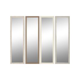 Espejo de pared Home ESPRIT Blanco Marrón Beige Gris Cristal Poliestireno 36 x 2 x 125 cm (4 Unidades) Precio: 66.50000038. SKU: B1G8D3J9SP