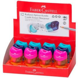 FABER-CASTELL 183604 Sacapuntas manual Mini con Borrador, Colores Surtidos - Caja Expositor Precio: 12.50000059. SKU: B164S9SN6E