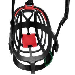 Hunter Bozal Albury 3, Protección Anti-Cebos Envenenados Removible, Plástico Acolchado, Medidas A:6.3 B:21.5 C:62cm, Negro para Perro