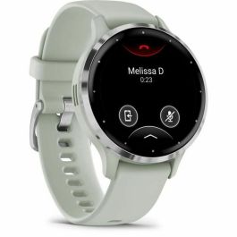 Garmin GAR1707620854677 Reloj GPS Conectado Venu 3S, 30,4 mm (1.2), Acero Soft Gold, Caja y Correa Silicona Rosa