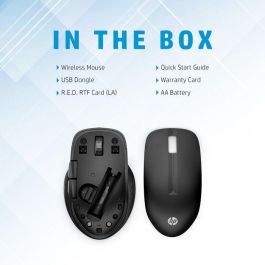 HP 430 Ratón Inalámbrico Multi-Dispositivo Ergonómico con Botones Programables Sensor Multi-Superficie Batería 24 Meses