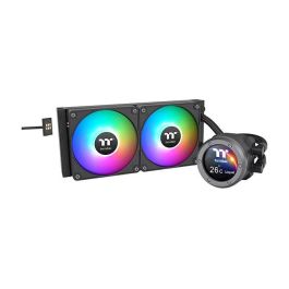 Thermaltake TH240 V2 Ultra EX ARGB - Refrigeración Líquida AIO para CPU, Kit de 240mm con 2 Ventiladores de 120mm ARGB, Negro (CL-W414-PL12SW-A)