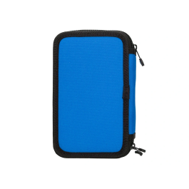 Antartik Plumier Escolar Triple Cremallera Color Azul 36 Piezas