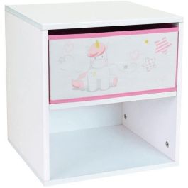 Fun House CIJEP Mesita de Noche Infantil Unicornio para Niñas - Estructura de MDF - Dimensiones 33x30x36 cm Precio: 56.50000015. SKU: B1H56RV4EJ