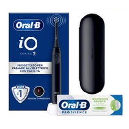 Oral-B Cepillo de dientes eléctrico iO2 Negro - 3 modos - Temporizador de 2 minutos - AAAPZ07396