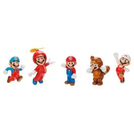 JAKKS PACIFIC - Blister 5 figuras Super Mario Bros 6cm