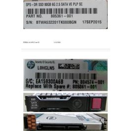 Hewlett Packard Enterprise 80GB 2.5" Serial ATA III (SATA III) 6 Gbit/s Disco Duro, Sustitución Calificada HP Precio: 203.94999999. SKU: B1CNRSXKC4