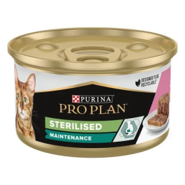 Purina Pro Plan Feline Lata Esterilizado Lata Salmon Atun 24x85 gr Precio: 26.4999999. SKU: B16QPGQJQA