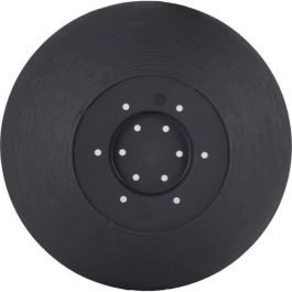 EDA PLASTIQUE Maceta de Lavabo Graphit'Up Ø 40 cm, 14.9L - Gris Antracita, Resistente Heladas, Drenaje, Uso Exterior e Interior
