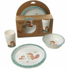 Thermobaby AAAOY87759 Primer Set de Comida Infantil Microondas: Plato, Bol y Taza para Bebés y Primeras Comidas con Diseño Castor Precio: 32.49999984. SKU: B1CJ2FXVK8
