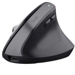 Trust Ratón Ergonómico Vertical Inalámbrico Bluetooth 2.4 GHz 6 Botones Recargable Negro, DPI Ajustable hasta 2400 Precio: 39.69000013. SKU: B17NKSQCKL