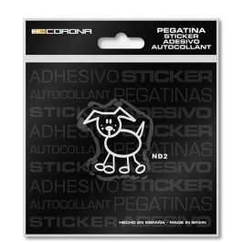 Abc Adhesivo Familia Perro Cs5 ADH06670 para Coche