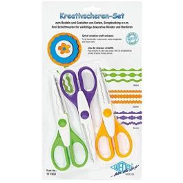 WEDO Set de 3 Tijeras Creativas 16 cm con 3 Cortes Surtidos Precio: 21.78999944. SKU: B15SZTLA68