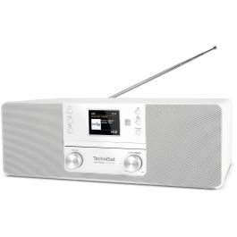 TechniSat DigitRadio 370 CD BT Radio Digital con CD y Bluetooth, Color Blanco