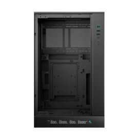 DeepCool CH270 Caja Micro-ATX Semitorre Gaming Digital Negra con Panel Cristal Templado para Placas Micro-ATX/Mini-ITX