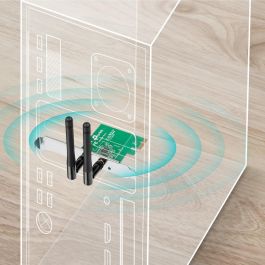 TP-Link TL-WN881ND Adaptador de Red Inalámbrico PCI Express Wi-Fi N 300Mbps 2.4GHz con Tecnología MIMO