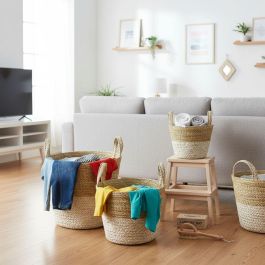 Privilege Cesta Cónica Seagrass con Asas 20 cm (24 Unidades)