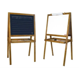 Jeujura Pizarra Infantil Grande Dibujo Escolar con Tiza Magnética Borrable Papel y Accesorios para Niños +3 Años