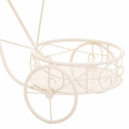 Soporte para Maceta Alexandra House Living Blanco Metal Hierro Bicicleta 28 x 28 x 28 cm