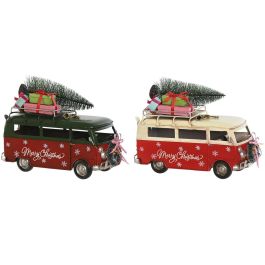 Vehiculo Decoracion Navidad Tradicional DKD Home Decor Rojo Verde 12 x 20 x 27 cm (2 Unidades) Precio: 49.50000011. SKU: B16GMR786P