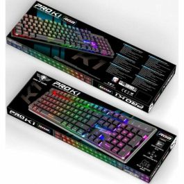 Teclado Spirit of Gamer PRO-K1 Qwerty Español Negro