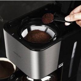 Cecotec Coffee 66 Heat Cafetera de filtro Semi-automática 1.5L, 12 Tazas, Jarra, Café Molido, 950W, Negro/Acero Inoxidable Cecotec Coffee 66 Heat Cafetera de filtro Semi-automática 1.5L, 12 Tazas, Jarra, Café Molido, 950W, Negro/Acero Inoxidable